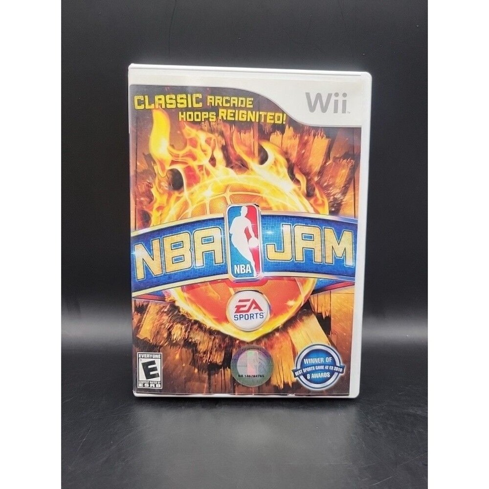 NBA JAM (Nintendo Wii, 2010) Complete With Manual